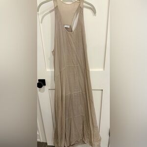 Brunelle Cucinelli maxi racer back dress. M/L